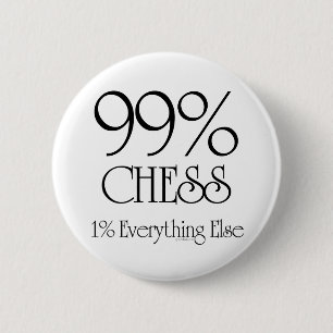 99%のチェス 缶バッジ