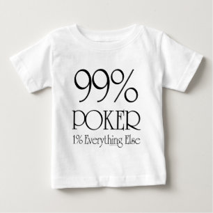 99%のトランプのポーカー ベビーTシャツ