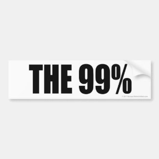 99%のバンパーステッカー バンパーステッカー