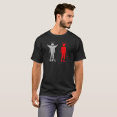 99%の天使1%の悪魔の人 Tシャツ (正面フル)