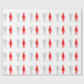 99%の天使1%の悪魔の女性 ラッピングペーパー (フラット)