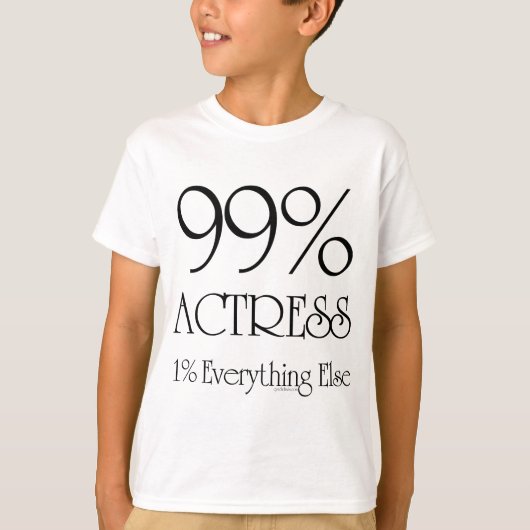 99%の女優 Tシャツ (正面)