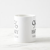 99%の歴史 コーヒーマグカップ (中央)