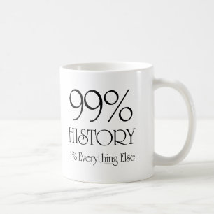 99%の歴史 コーヒーマグカップ