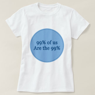 99%の私たちの文字メッセージ引用文詩 Tシャツ