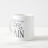 99%の苦痛、1%の高地のダンス2 コーヒーマグカップ (正面左)