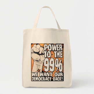 99%の電力 トートバッグ