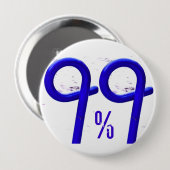 99%の青 缶バッジ (正面&裏面)