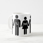 99% コーヒーマグカップ (正面左)