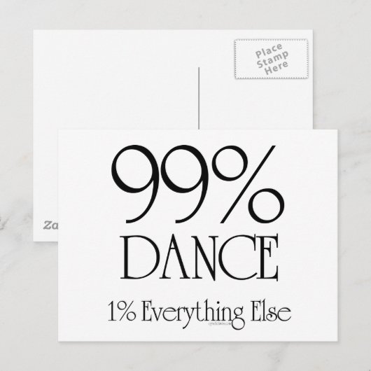 99%ダンス ポストカード (正面/裏面)