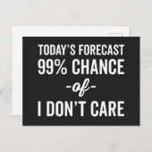 99%チャンス気におもしろい引用文 ポストカード (正面/裏面)