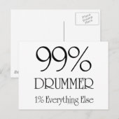 99%ドラマー ポストカード (正面/裏面)