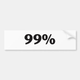 99% バンパーステッカー