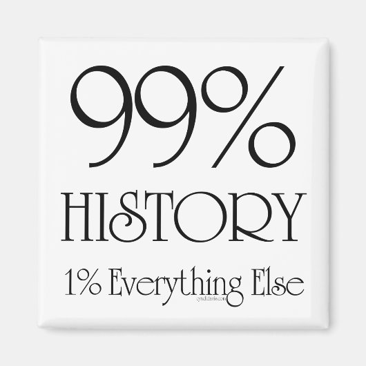 99%履歴 マグネット (正面)