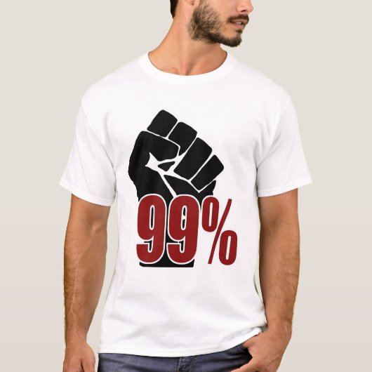 99%握りこぶし Tシャツ (正面)