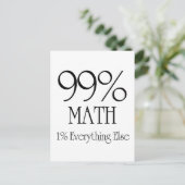 99%数学 ポストカード (スタンド正面)