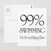 99%水泳 ポストカード (正面/裏面)