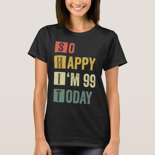 99 99th皮肉誕生日 tシャツ (正面)