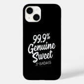 99.9%本物の甘さ。1%バダスケース Case-Mate iPhoneケース (裏面)