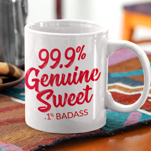 99.9%本物の甘さ。1%バダスマグカップ コーヒーマグカップ