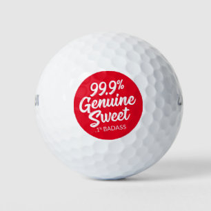 99.9%本物の甘さ。1%バッカス金ゴールドボール ゴルフボール