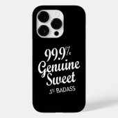 99.9% Genuine Sweet.1% Badass (2) Case-Mate iPhoneケース (裏面)
