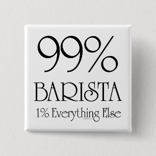 99% Barista 缶バッジ