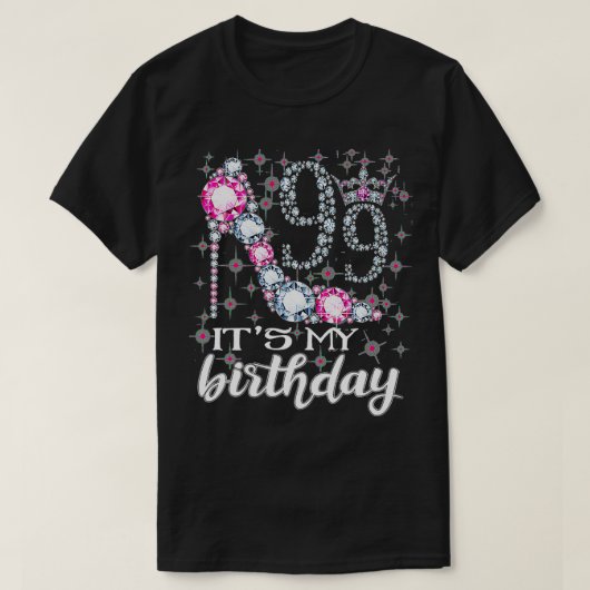 99 It's My誕生日1922 99th誕生日ギフトティーFo Tシャツ (デザイン正面)