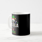 99 Matching Christmas Elf Family Pjs - Abuela Elf  コーヒーマグカップ (正面左)