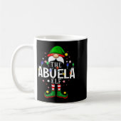 99 Matching Christmas Elf Family Pjs - Abuela Elf  コーヒーマグカップ (左)