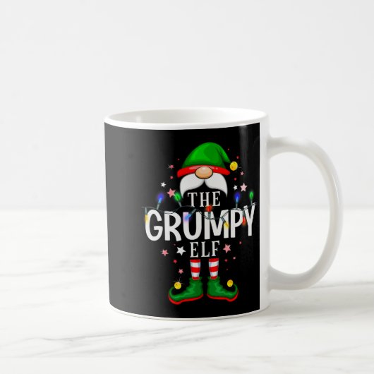99 Matching Christmas Elf Family Pjs - The Mpy Elf コーヒーマグカップ (右)