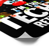 99 Matching Christmas Reindeer - I'm The Techie - ポスター (角)