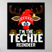 99 Matching Christmas Reindeer - I'm The Techie -  ポスター (正面)