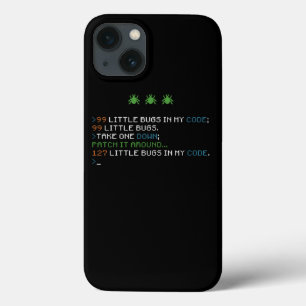 99 Myコードコーディングのデバッグの小さなバおもしろいグ iPhone 13ケース