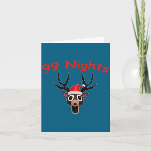 99 Nights Christmas Deer Gamer Fan Merch  カード (正面)