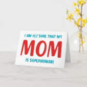 99% Superwoman カード (黄色い花)