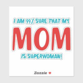 99% Superwoman シール