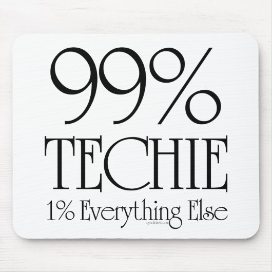 99% Techie マウスパッド (正面)