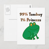 99% Tomboy 1%プリンセス ポストカード (正面/裏面)
