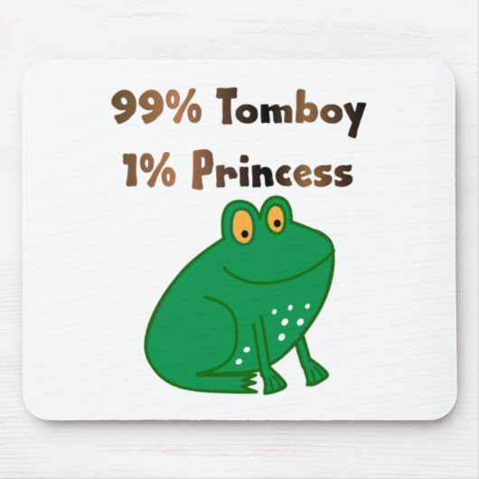 99% Tomboy 1%プリンセス マウスパッド (正面)