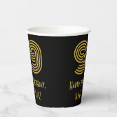 99th Birthday: Art Deco Inspired Look “99” & Name 紙コップ (左)