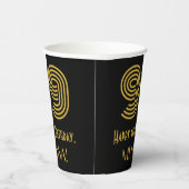 99th Birthday: Art Deco Inspired Look “99” & Name 紙コップ (右)