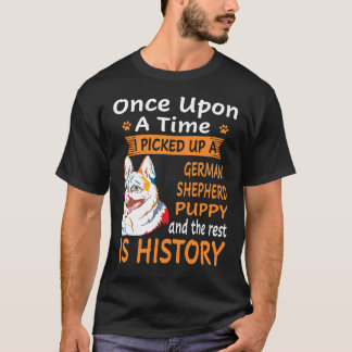 9 かつてジャーマンシェパードのPを拾った Tシャツ