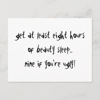 9 もしYour醜い ポストカード