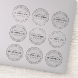 9 オーダーメイド 小規模ビジネス 手作り 透明 シール