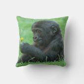 #9-タンポポを持つゴリラ クッション (裏面)