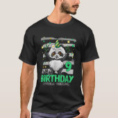 9 パンダ 私の9歳 Tシャツ (正面)