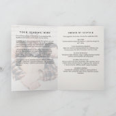 9-モダンPhoto In Loving Memory折り畳み葬儀 プログラム (内部)