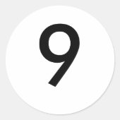 9 ラウンドシール (正面)