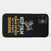 9 保Calm It's A German Shepherd Not A Freakin S Case-Mate iPhoneケース (裏面(横))
